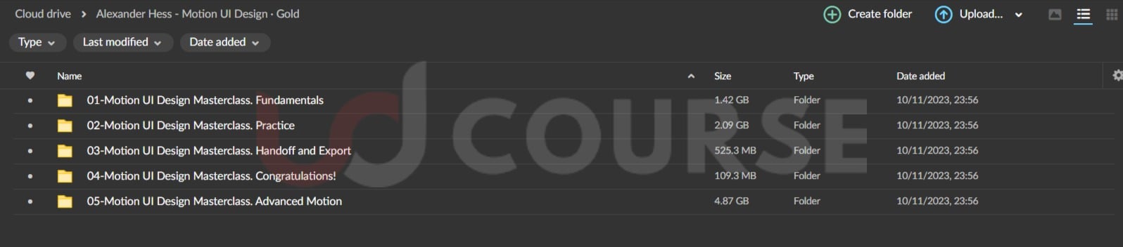 Alexander Hess – Motion UI Design Gold PROOF