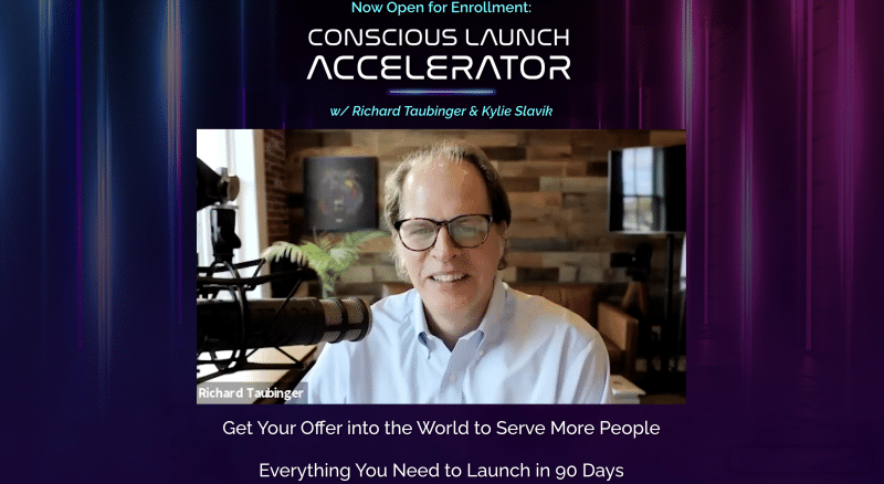 Richard Taubinger & Kylie Slavik – Conscious Launch Accelerator 