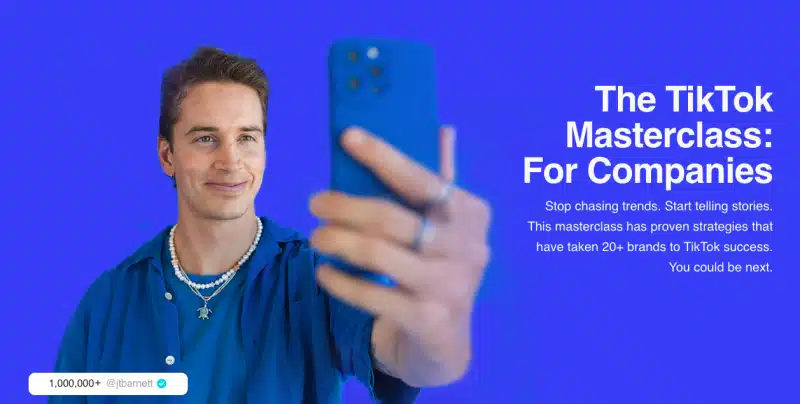 JT Barnett – The TikTok Masterclass For Companies