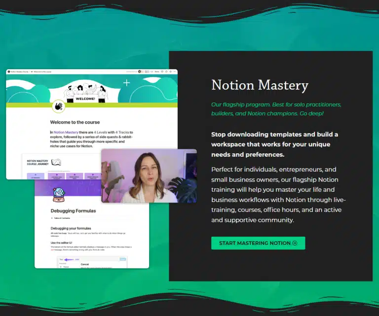 Marie Poulin – Notion Mastery Course