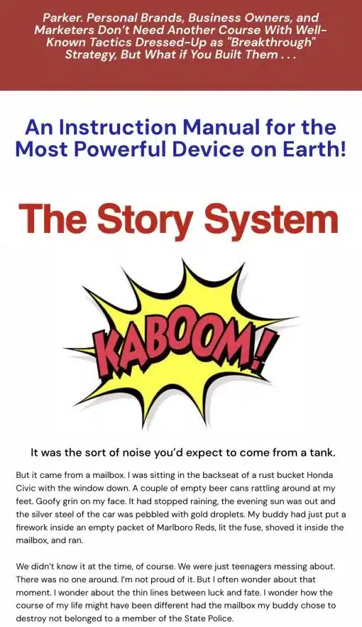 Parker Worth – The Story System