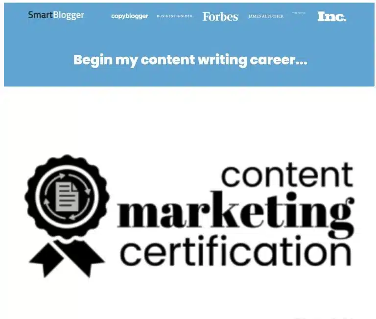 Jon Morrow – Content Marketing Certification
