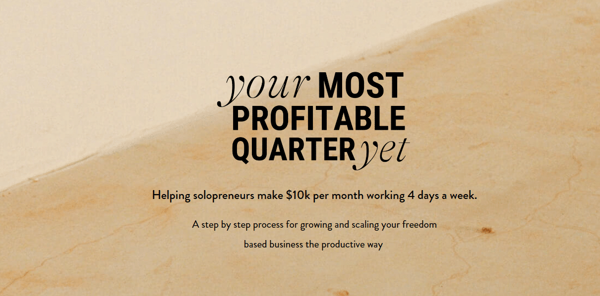 Alyssa Coleman – Your Most Profitable Quarter Yet