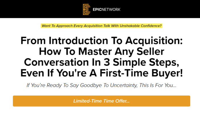 Christopher Wick (Epic Network) – Discovery Call Masterclass