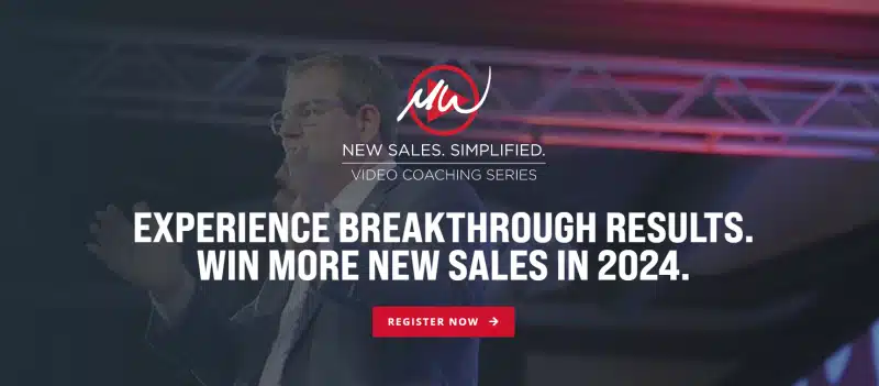 Mike Weinberg – New Sales. Simplified. Video Coaching Series