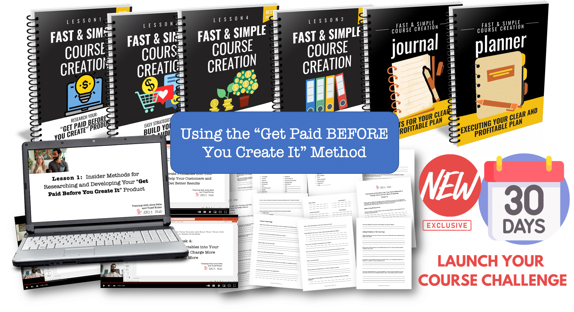 Fast and Simple Course Creation with the Power of Easy to Create Printables