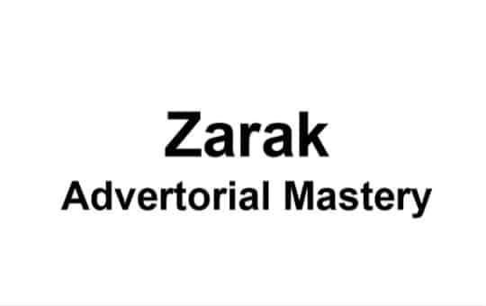 Zarak – Advertorial Mastery