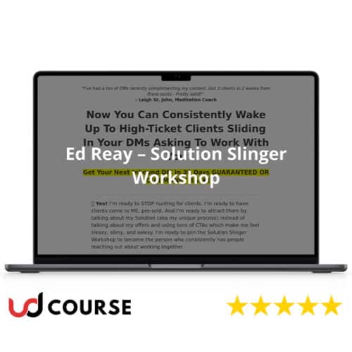 Ed Reay – Solution Slinger Workshop