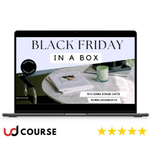 Gemma Bonham-Carter – Black Friday in a Box-Template Pack