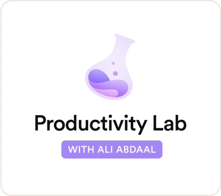 Ali Abdaal – Productivity Lab