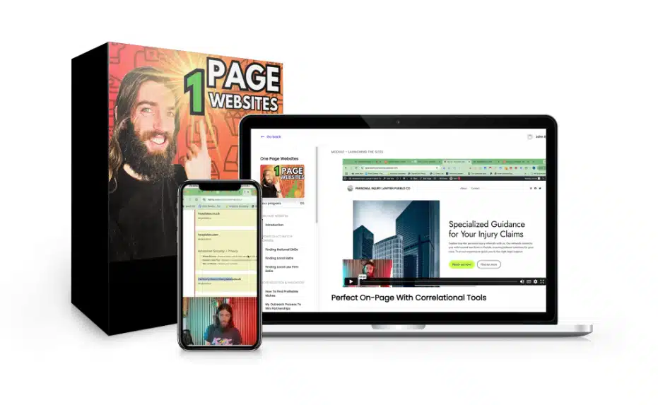SEO Jesus – One Page Website