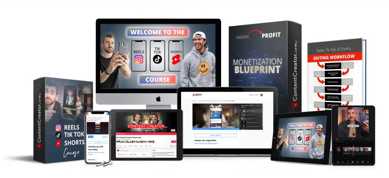 ContentCreator – Reels, Tik tok, & Shorts Course