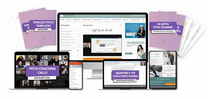 Gloria Chou – PR Starter Pack