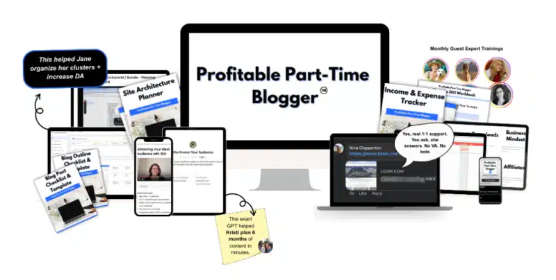 Nina Clapperton – Profitable Part-Time Blogger