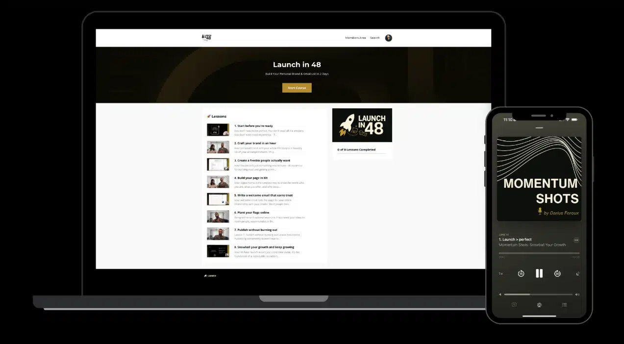 Darius Foroux – Launch In 48