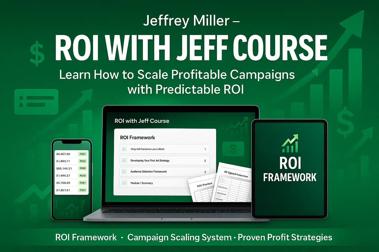Jeffrey Miller ROI with Jeff Course 