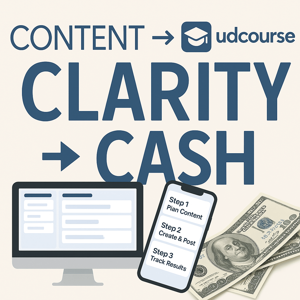 Morgan Alexis Content Clarity Cash 30 Day Content Plan