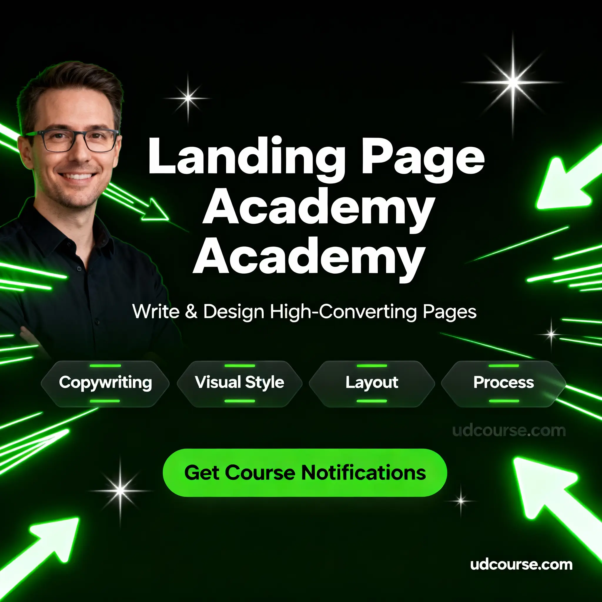 Erik Kennedy Landing Page Academy hero image 